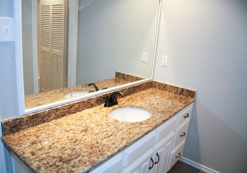 Elegant Bathroom Vanity with Granite